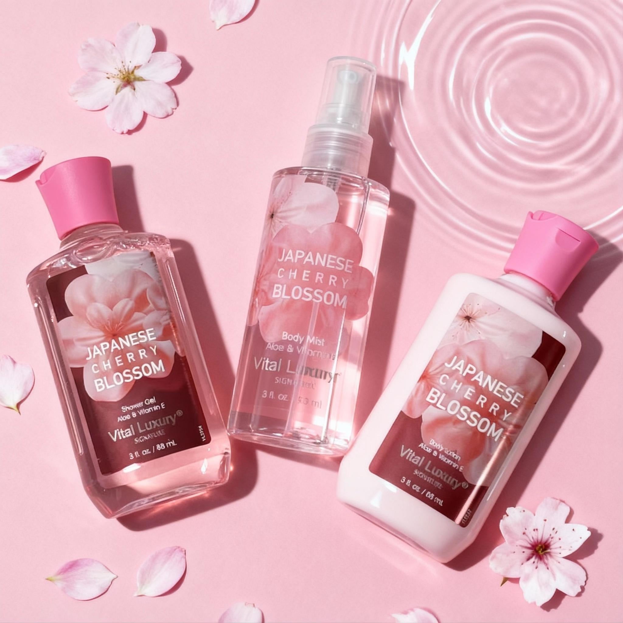 Japanese Cherry Blossom Spa Set