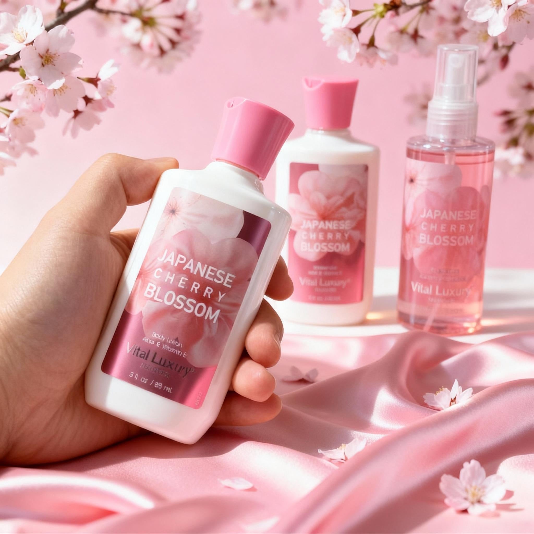 Japanese Cherry Blossom Spa Set