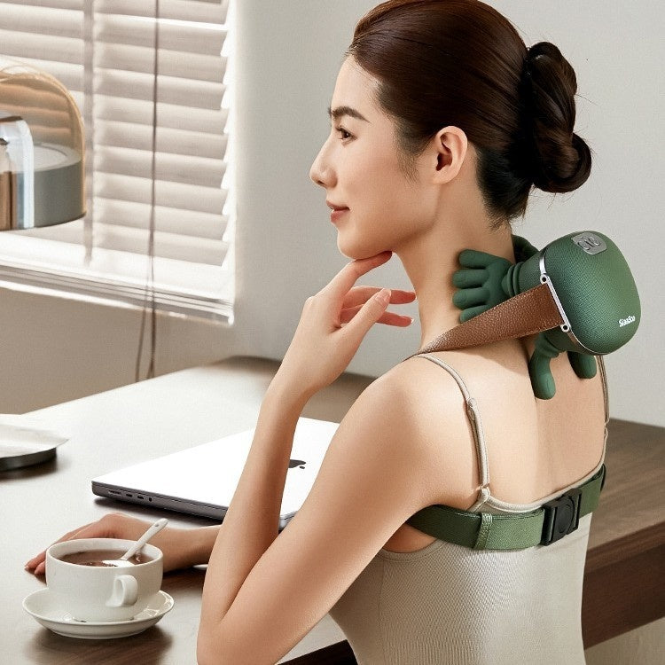 Electric Neck & Shoulder Massager – 4D Kneading Wireless Massage Shawl with Heat | Pain Relief for Neck, Back & Shoulders