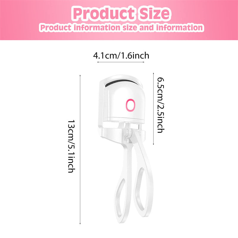 Heated Eyelash Curler – Rechargeable Electric Lash Curler