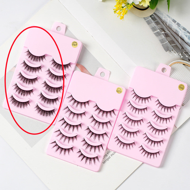 Manga Lashes – 5 Pairs Natural Wispy Anime Cosplay Eyelashes