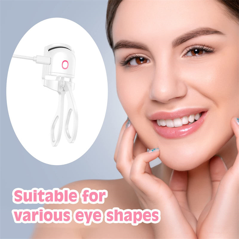 Heated Eyelash Curler – Rechargeable Electric Lash Curler