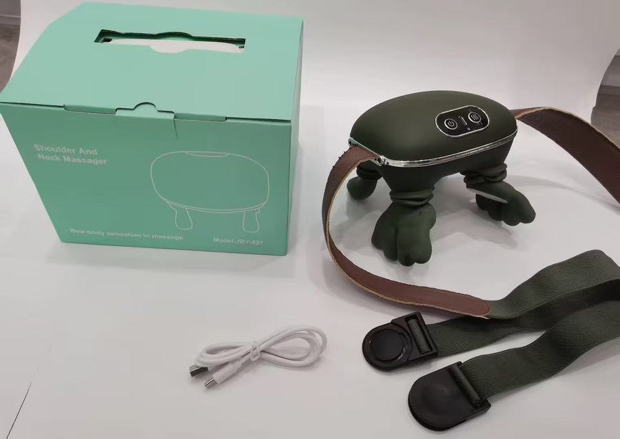 Electric Neck & Shoulder Massager – 4D Kneading Wireless Massage Shawl with Heat | Pain Relief for Neck, Back & Shoulders