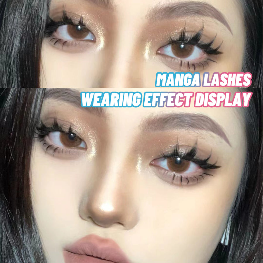 Manga Lashes – 5 Pairs Natural Wispy Anime Cosplay Eyelashes