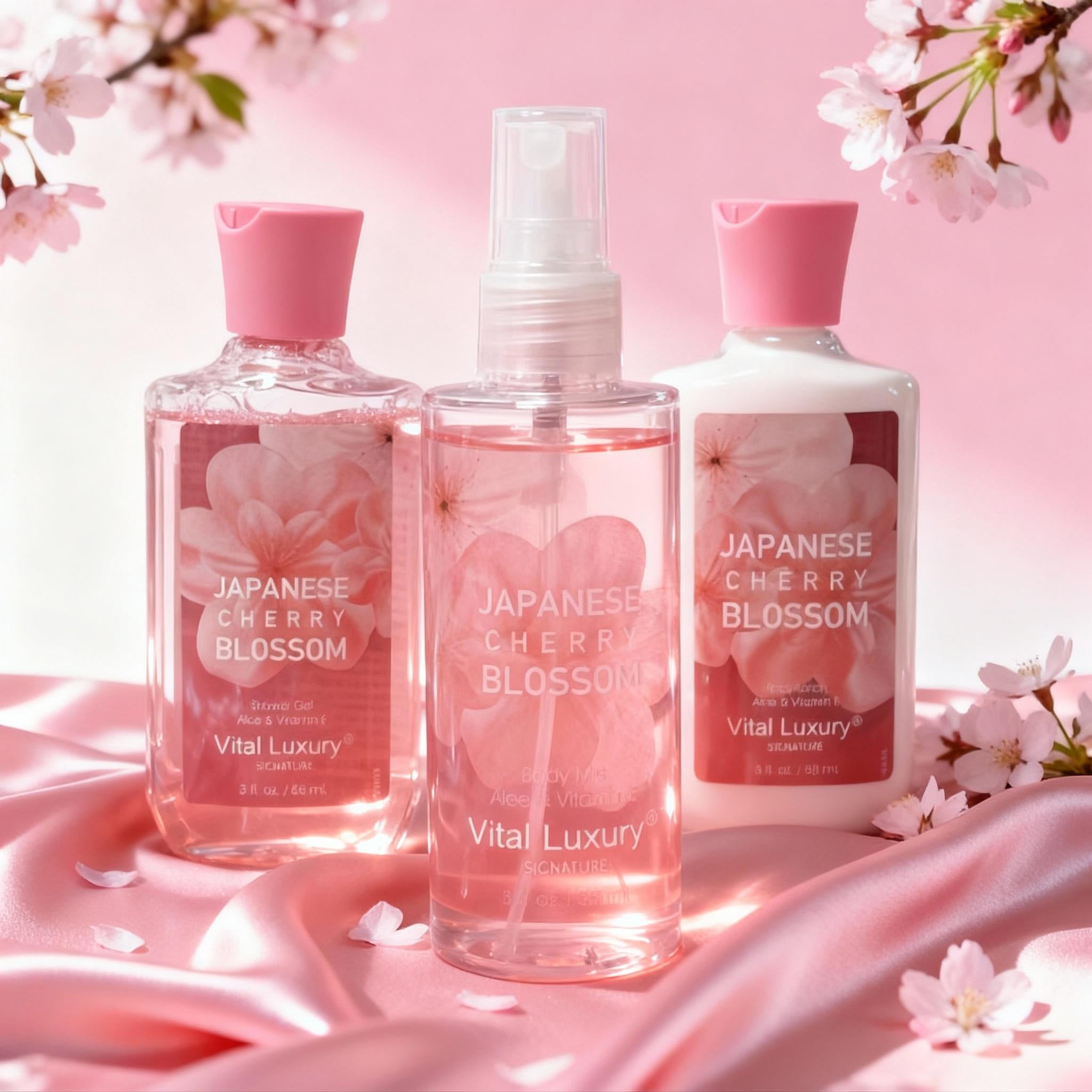 Japanese Cherry Blossom Spa Set
