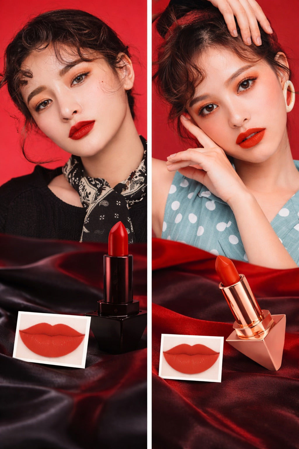 Fashion Gold Mouth Matte