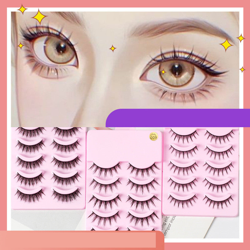 Manga Lashes – 5 Pairs Natural Wispy Anime Cosplay Eyelashes