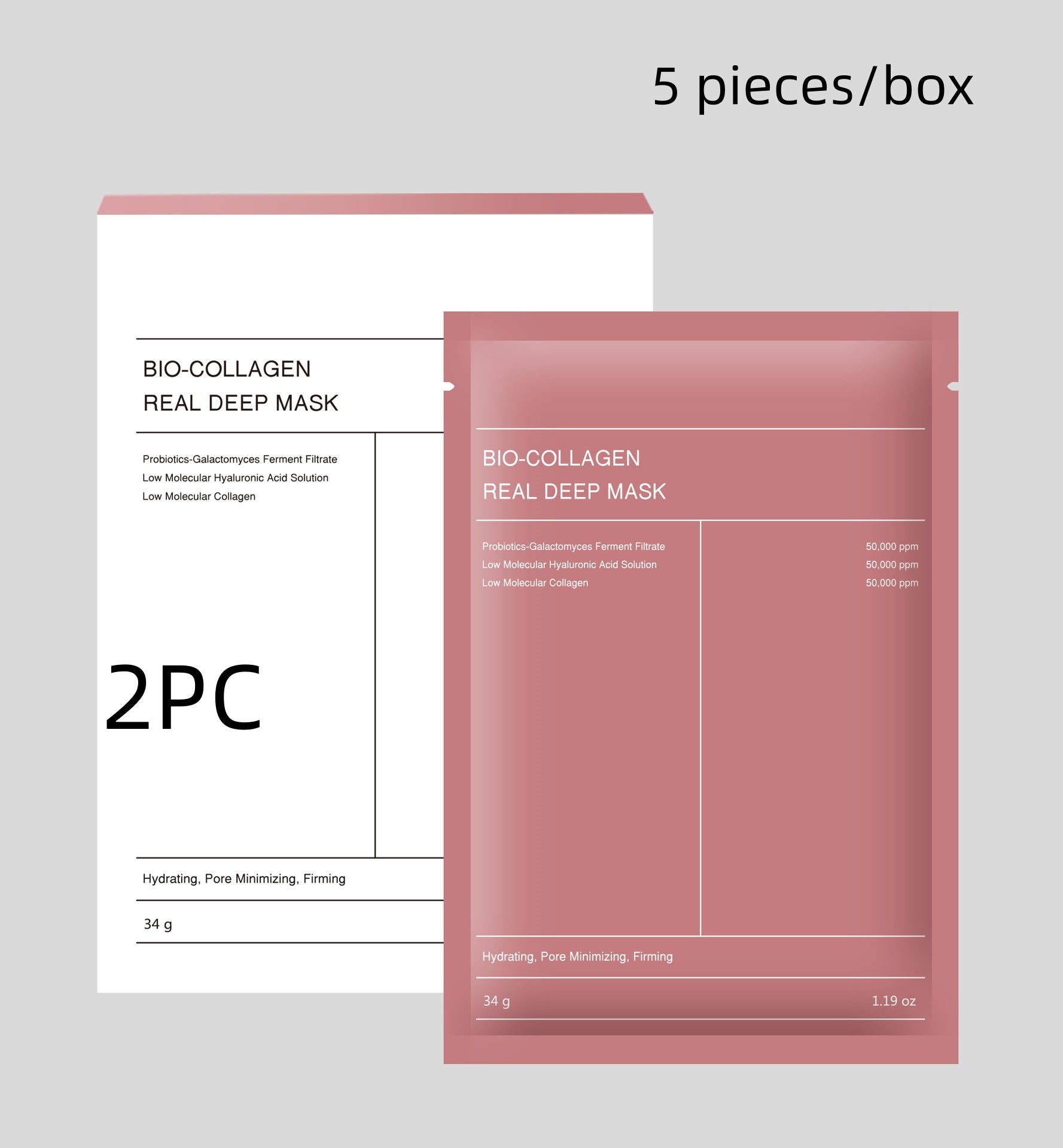 Collagen Face Mask — Hydrating, Firming & Brightening Skin Care