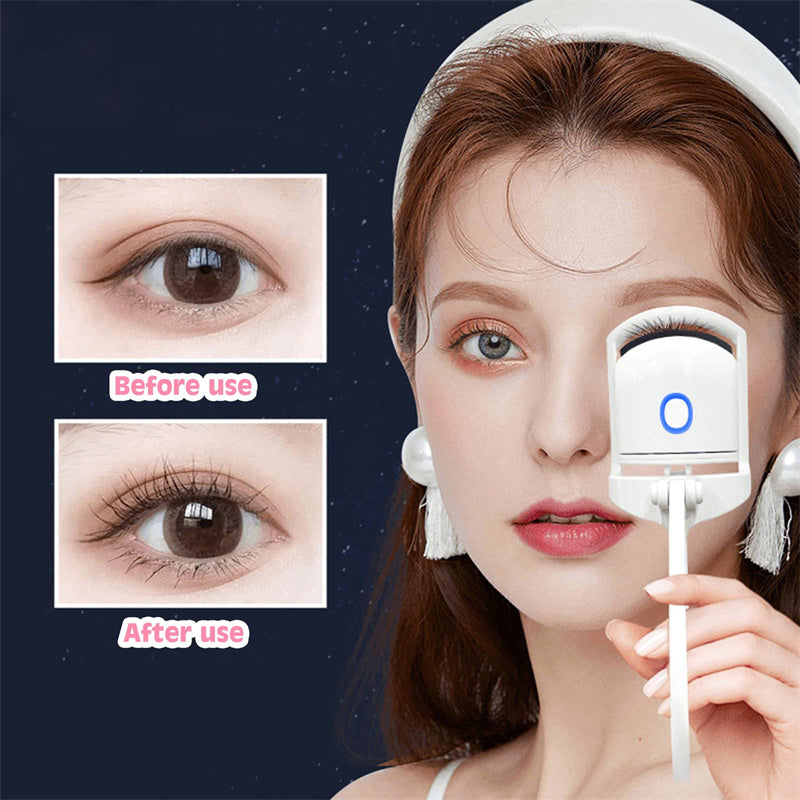 Heated Eyelash Curler – Rechargeable Electric Lash Curler